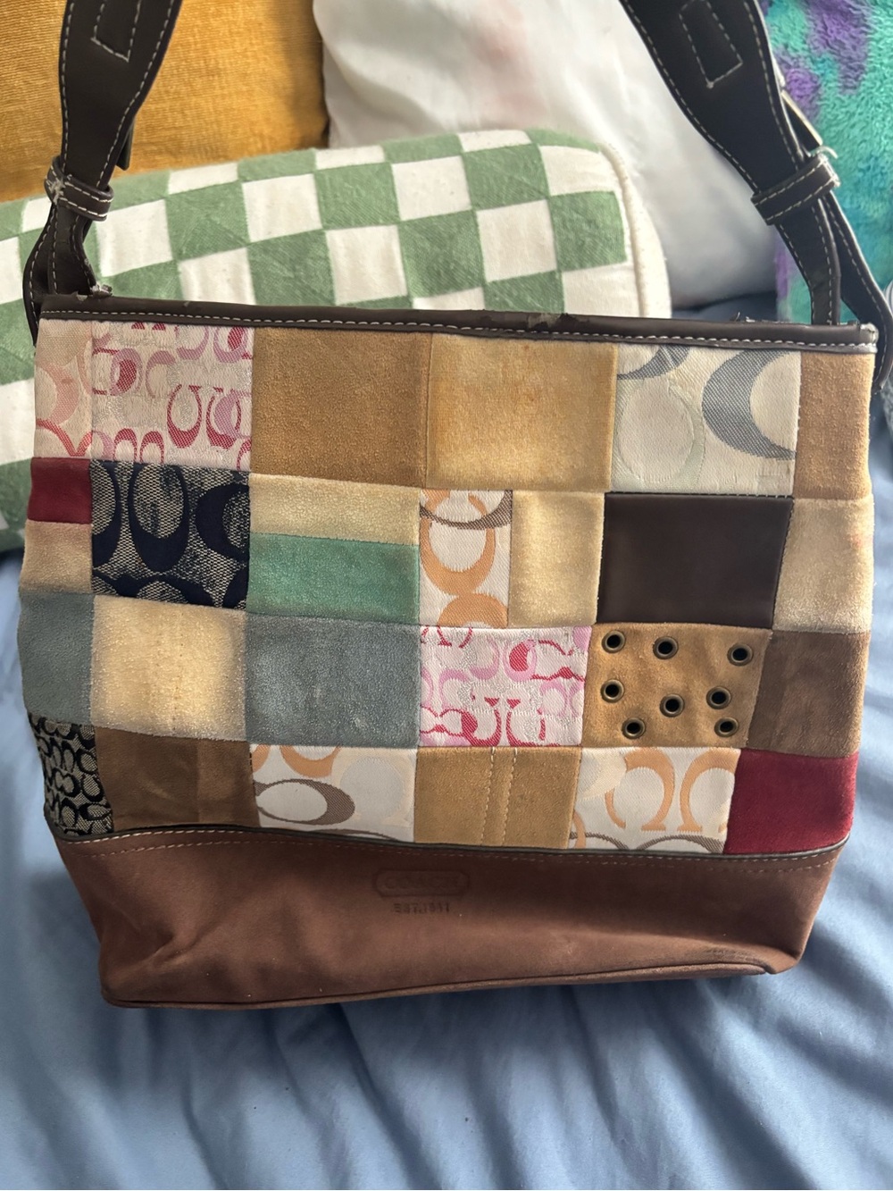 Vintage Coach patchwork purse/shoulder bag/ cross body - offer! 🫶🏻